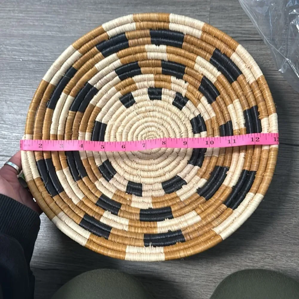 Anthropologie Hanging Seagrass Bowl